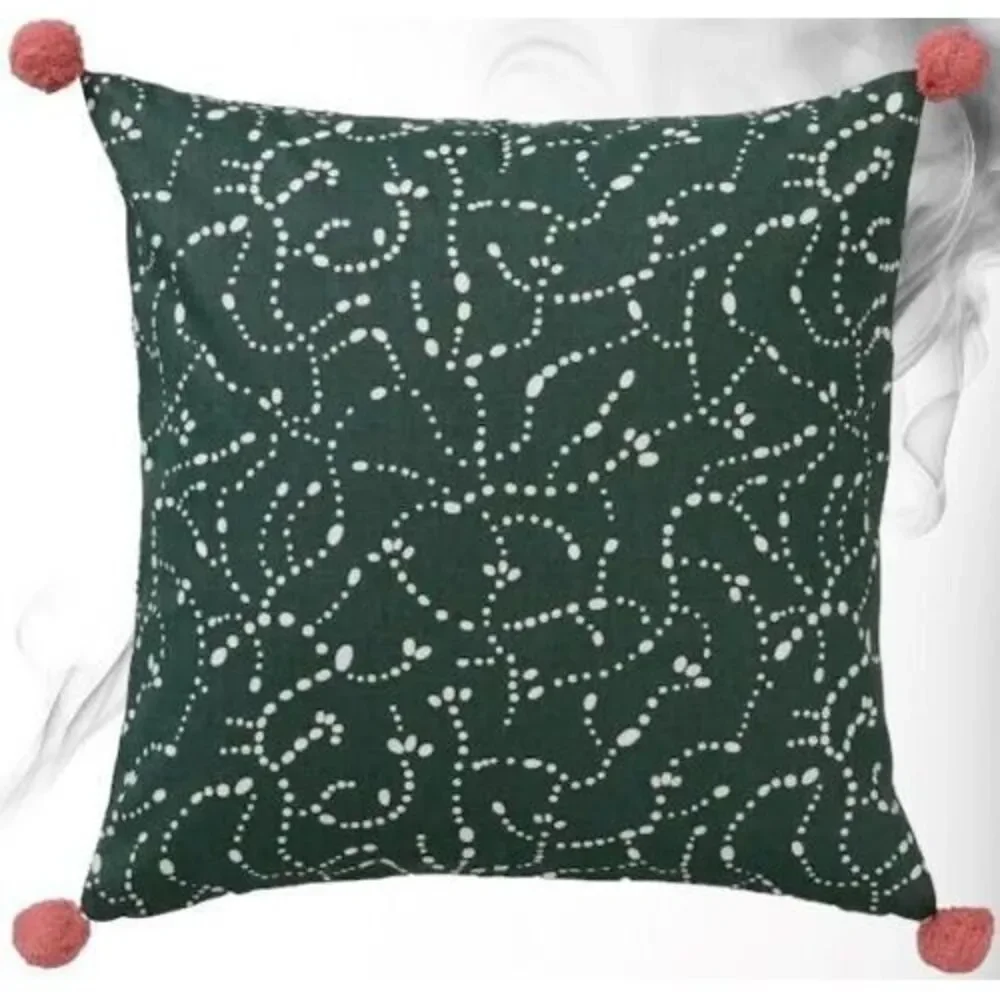 IKEA AROMATISK‎ Cushion Cover Leaf Green 20x20 
